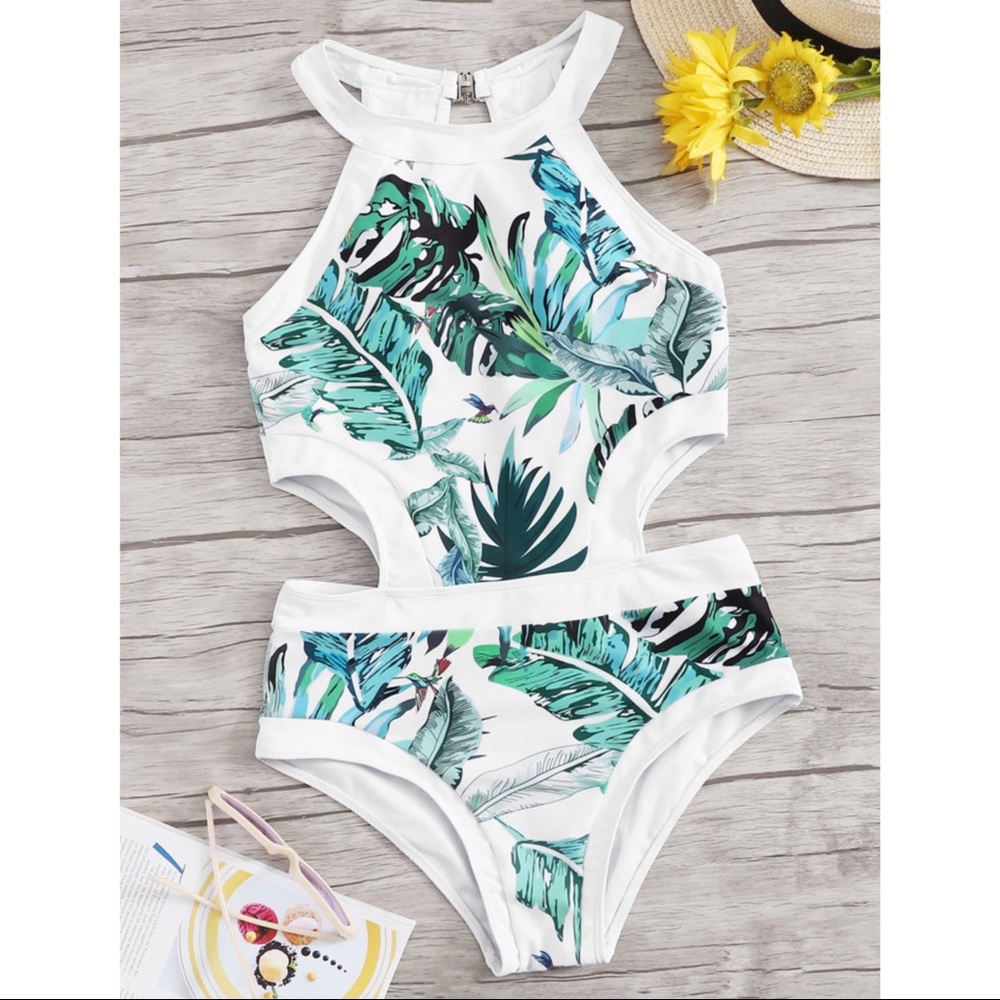 One Piece Swim Suit - Shein